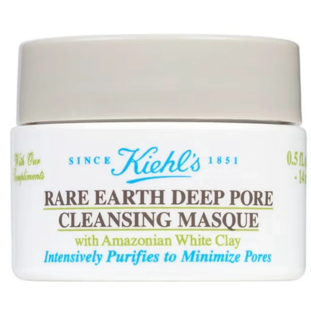 New Kiehl’s Rare Earth Deep Pore Minimizing Cleansing Clay Face Mask - Picture 1 of 7